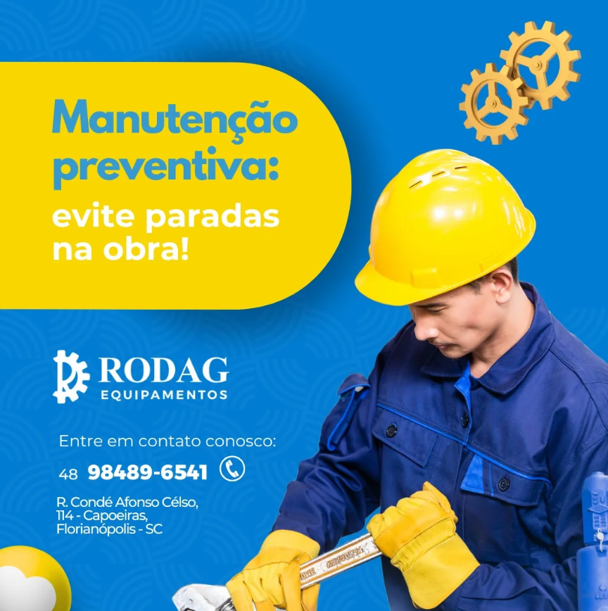 Manutenção preventiva: evite paradas na obra