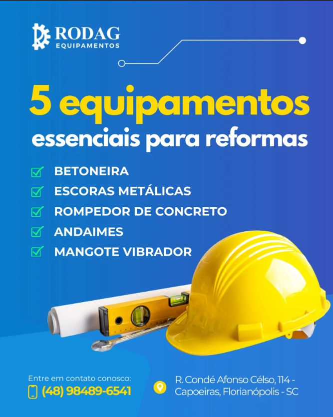 5 equipamentos essenciais