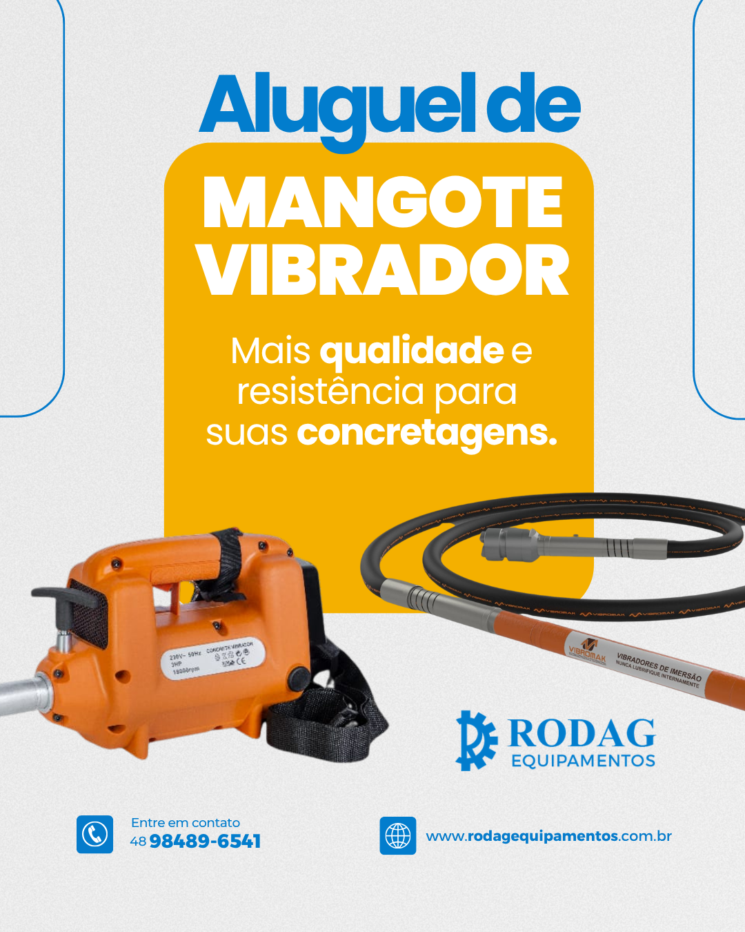 Aluguel de Mangote Vibrados
