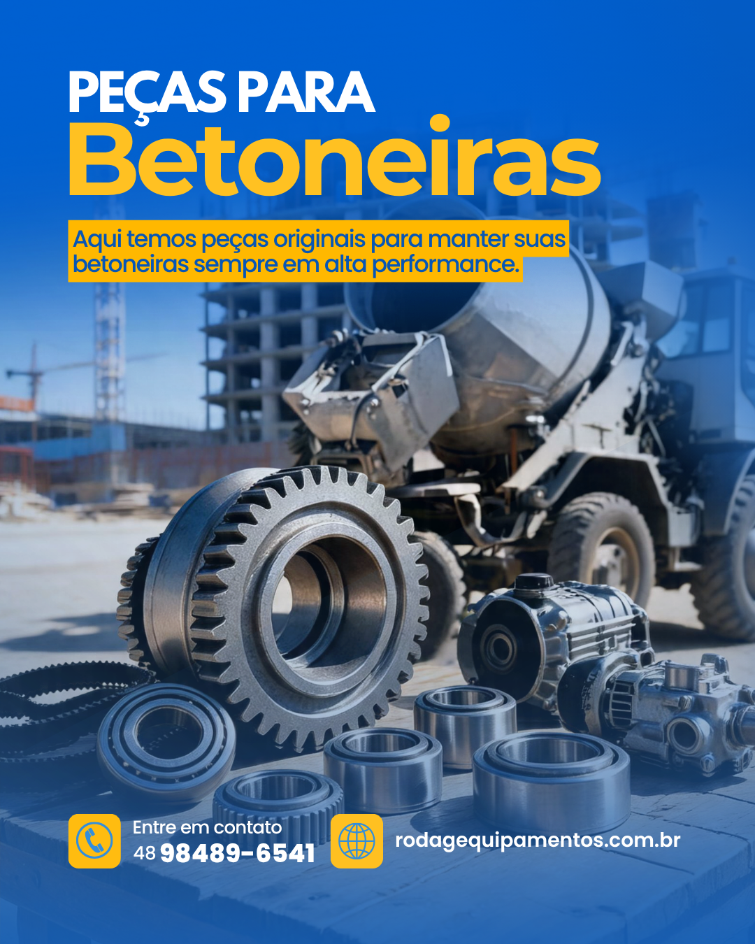 qualidade e desempenho começam pelas peças certas.